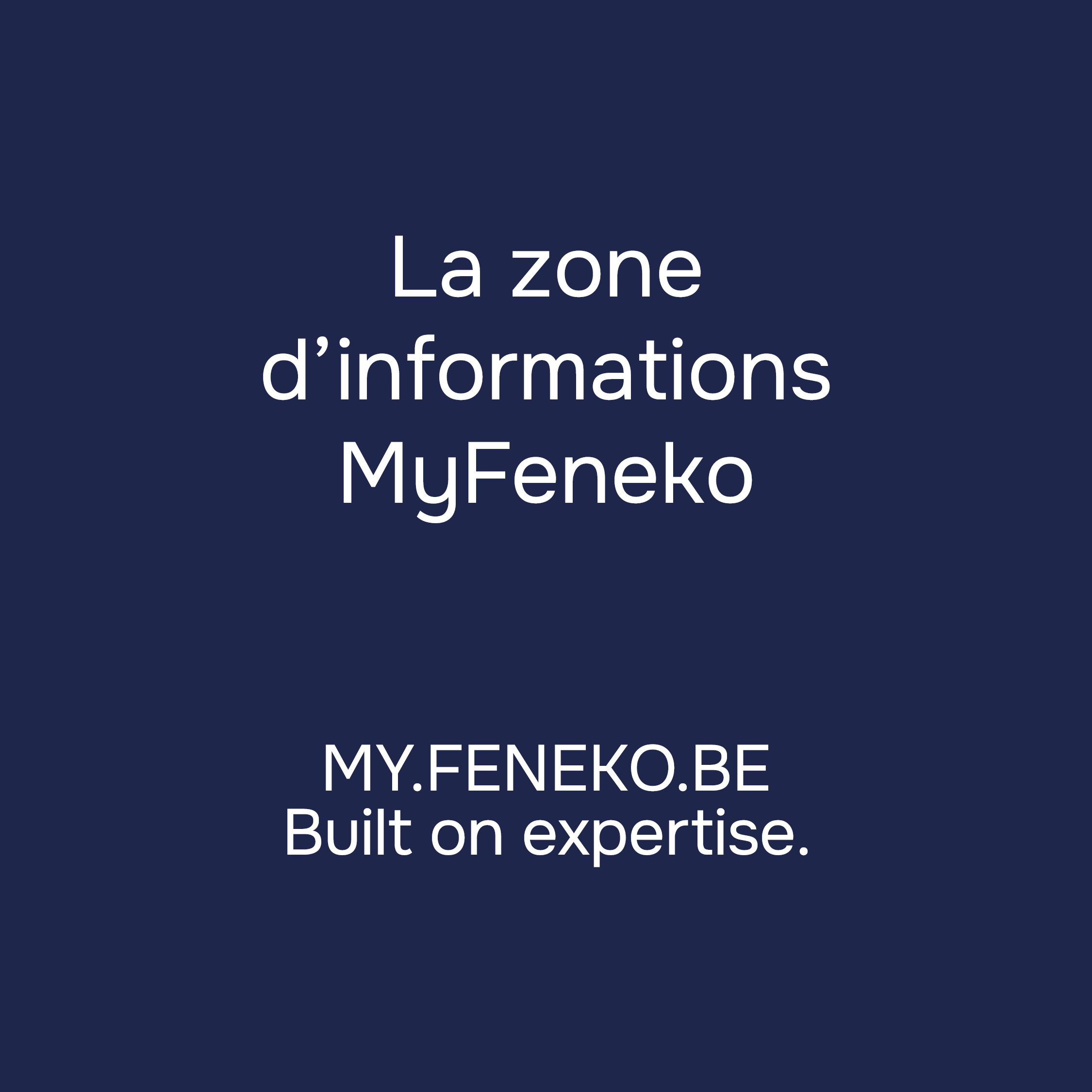 MyFeneko tip 4: jouw technische infozone